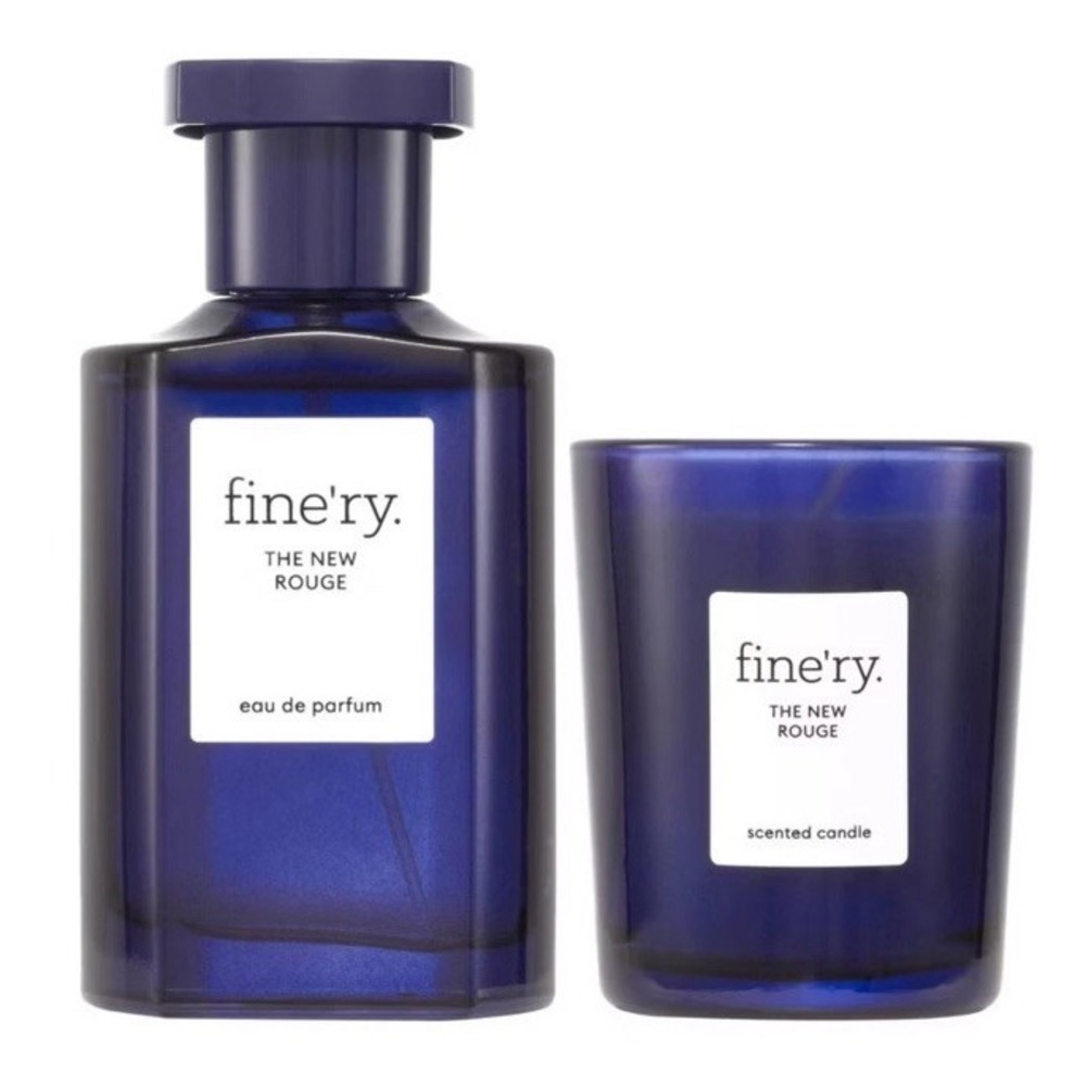 fine'ry. Full Size EDP + Mini Candle Gift Set - The New Rouge Set